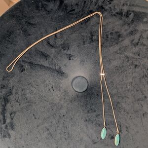 Elegant Silver Necklace with Turquoise Accents